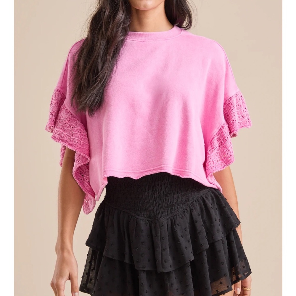 Altar'd State Pink Knit Top